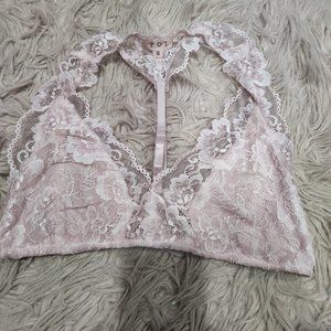 New lace halter small bralette